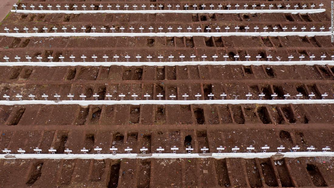 Graves are seen at the General Cemetery in Santiago, Chile, on June 23. Chile is among &lt;a href=&quot;https://www.cnn.com/2020/05/26/americas/latin-america-coronavirus-toll-intl/index.html&quot; target=&quot;_blank&quot;&gt;the Latin American countries hardest hit&lt;/a&gt; by the coronavirus.